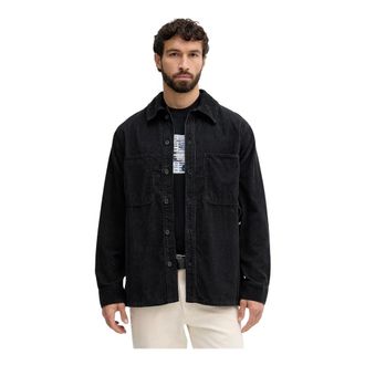 A|X Armani Exchange Jassen, Heren, Blauw, S, Katoen, Corduroy Shirt