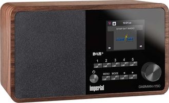 Imperial Dabman I150 Radio Hibrida Compacta Dab Fm Internet Aspecto Madera
