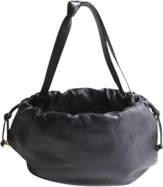 Bottega Veneta Pre-owned Vintage Schoudertas - Dames - Vintage Tas - Zwart - ONE Size - Leer - Vintage