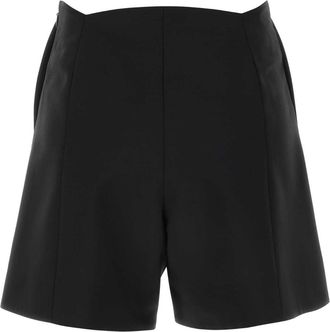 Givenchy Womens Short Trousers Black Wool Mohair