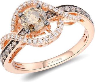 Le Vian 14K Rose Gold 1.10 Ct. Tw. Diamond Cocktail Ring