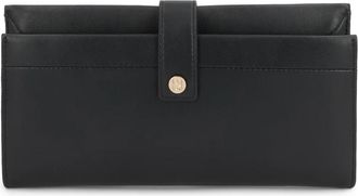 Kazar Ovaal Portemonnee met Afneembare Portemonnee - Dames - Portefeuilles - Zwart - ONE Size - Leer - Accessoires