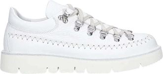 Fracap Magnifico Veterschoenen - Dames - Sneakers - Wit - 36 EU - Leer - Schoenen