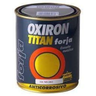 Titan Pintura Esmalte Oxiron Titan Antioxidadante Forja Marr&oacute;n &Oacute;xido 4 Lts