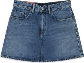 Acne Studios BLUE DENIM MINI SKIRT