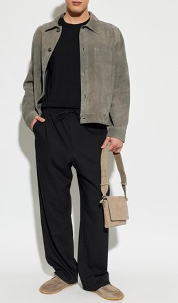 Ami Crew Neck T-shirt, Mens, Black