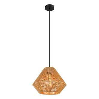 Globo Lighting L&aacute;mpara Colgante - Houdini - Natural - Metal - &Oslash; 35cm - - Globo