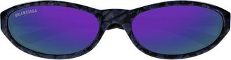Balenciaga Sunglasses Bb0007 S 011 Tortoise/Purple Unisex