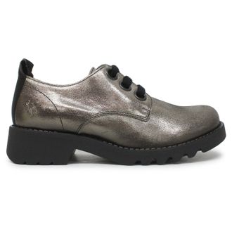 FLY London RUDA538FLY Valley Leather Womens Comfort Shoes - Dark Gold - Size:UK 6