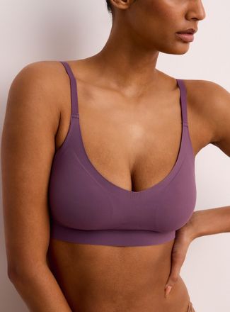 Miiyu Womens Stretch V-neck bralette