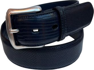 Paolo Vitale Cintura intrecciata - - Accessories - Uomo - Blu - 90 CM