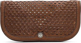 Frye Jennie Wallet Wallet Womens Handbags Cognac, Full Grain leather