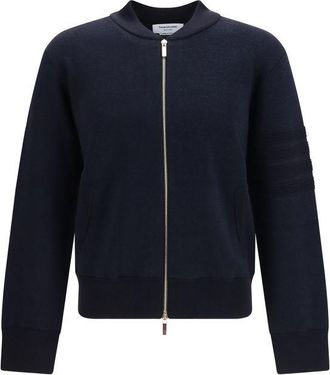 Thom Browne Blue Wool Oves Aries Mens Bomber