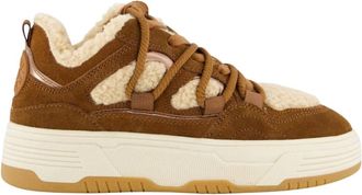 Steve Madden Boomer-F Dames Mode Sneakers - Dames - Sneakers - Bruin - 37 EU - Schoenen