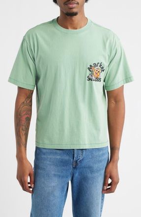 Market Chill in the Net Graphic T-Shirt in Green at Nordstrom, Size Xx-Large