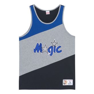 Mitchell & Ness x NBA HWC Colorblocked Cotton Tank Orlando Magic TTNK5120-OMAYYPPPGHRY