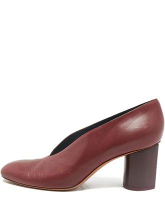 Celine block-heel pumps - Red