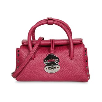 Zanellato Dames, Tassen, Roze, Maat: ONE Size Leer