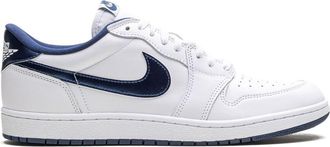 Nike Jordan Air Jordan 1 Low 85 Metallic Navy sneakers - men - Rubber/Fabric/Leather - 10.5 - White