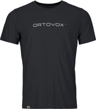 Ortovox 150 Cool Brand T-Shirt Merinoshirt f&uuml;r Herren | schwarz