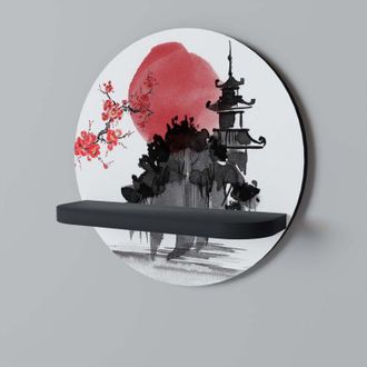 OEM Estante Redondo Cherry Shadows Negro