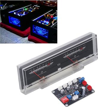 Infinite [medidor Vu] Medidor Vu Con Placa Controladora, Alta Precisi&oacute;n, Port&aacute;til, Carcasa De Abs Con Retroiluminaci&oacute;n Blanca - Dispositivo M&oacute;vil Para Estudio 