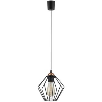 Luminosa Light Designs TK Galaxy Lampada a sospensione con struttura in filo diamantato, nera, 1xE27