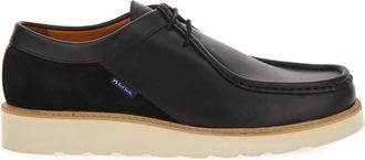Paul Smith Rees Schoenen - Heren - Veterschoenen - Zwart - 44 EU - Katoen - Schoenen