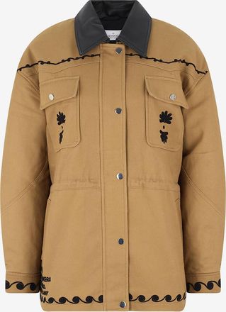 Monoki Leichte Jacke aus Segeltuch mit Hemdkragen Dutton