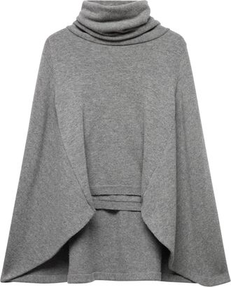 7 For All Mankind Stone High Neck Shawl Wool Sweater