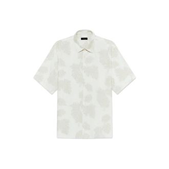 Matinique MAklampo SS Shirt - Heren - Overhemden - Grijs - Maat: L Linnen