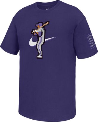 Nike Mens Baseball T-Shirt in Purple | M11766P475NKBS-ORC