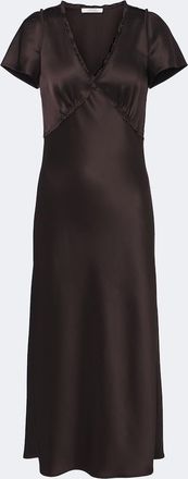 Dorothee Schumacher Shiny Statement satin midi dress