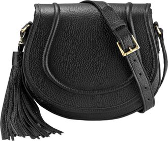 Gigi New York JENNI SADDLE BAG in Black at Nordstrom