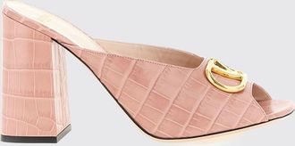 Valentino Garavani Mules VLogo Signature in pelle stampa cocco