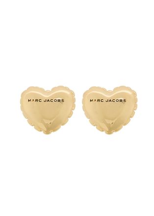 Marc Jacobs The Heart Balloon Stud Earrings - Gold - One Size