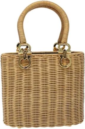 Ferragamo Pre-owned Tessuto handbags - - Pre-owned - Donna - Beige - ONE SIZE