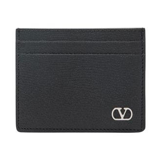 Valentino Garavani Tarjetero con Firma VLogo - Accessories - Hombre - Negro - ONE SIZE