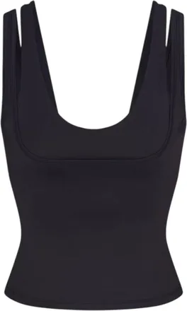 Nike (WMNS) Nike x SKIMS Matte Double-Strap Scoop Tank Top Obsidian TPTNK10540W-OBD