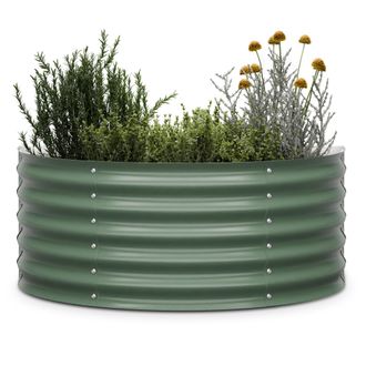 Blumfeldt Blumfeldt Blumfeldt Cama Elevada High Grow De 105 X 43 X 60 Cm De Chapa Ondulada De Acero F&aacute;cil De Montar A Prueba De &Oacute;xido Y Heladas