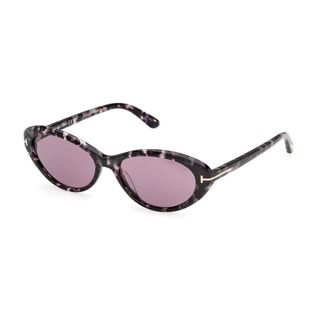 Tom Ford Celina-02 Zonnebril - Dames - Accessoires - Bruin - Maat: 55 MM