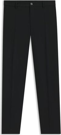 BOSS Tapered-fit trousers in machine-washable stretch fabric