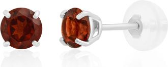 MAX + STONE 14k Yellow or White Gold 4mm Round Stud Earrings