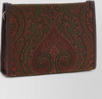 Etro medium jacquard clutch bag