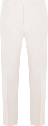 Ermenegildo Zegna pleated gabardine trousers - White