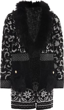 Faina Vest Dames zwart en wit