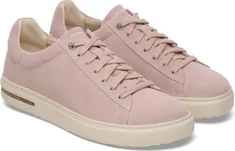 Birkenstock Womens Bend Suede Leather Sneaker In Light Rose