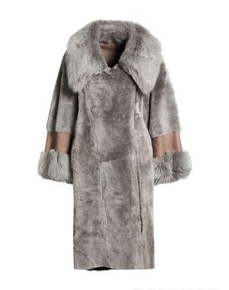 Dom Goor London ROPA DE ABRIGO - Borreguito y pelo ecol&oacute;gico en YOOX.COM