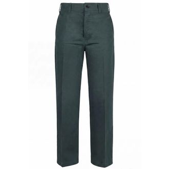 Department Five Straight Trousers, female, Green, Size: W30 Straight Trousers