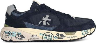 Premiata Mase 8020 Blue Suede Blend Sneakers
